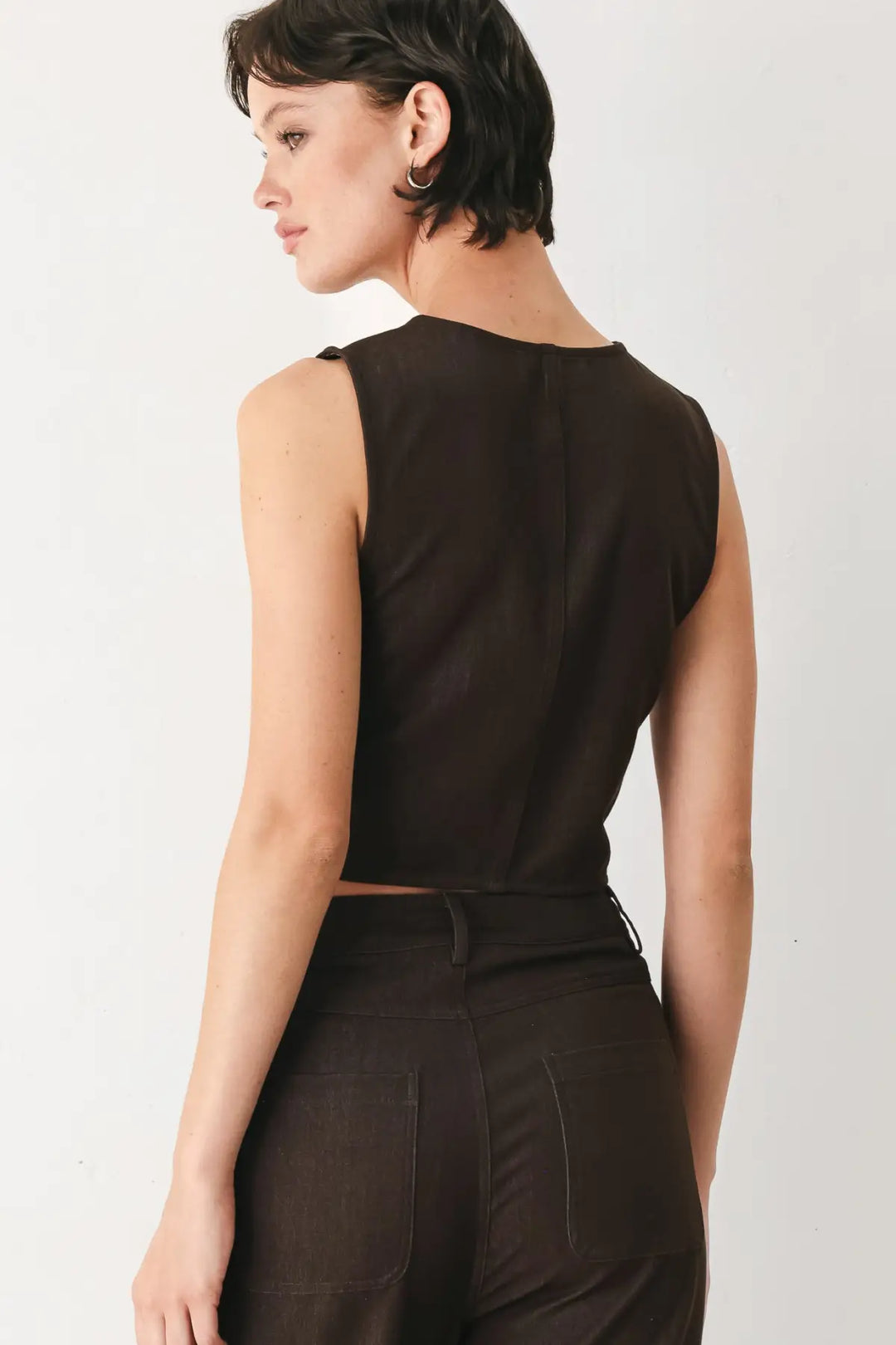 OUTLAW HEART WOVEN VEST - TOPS