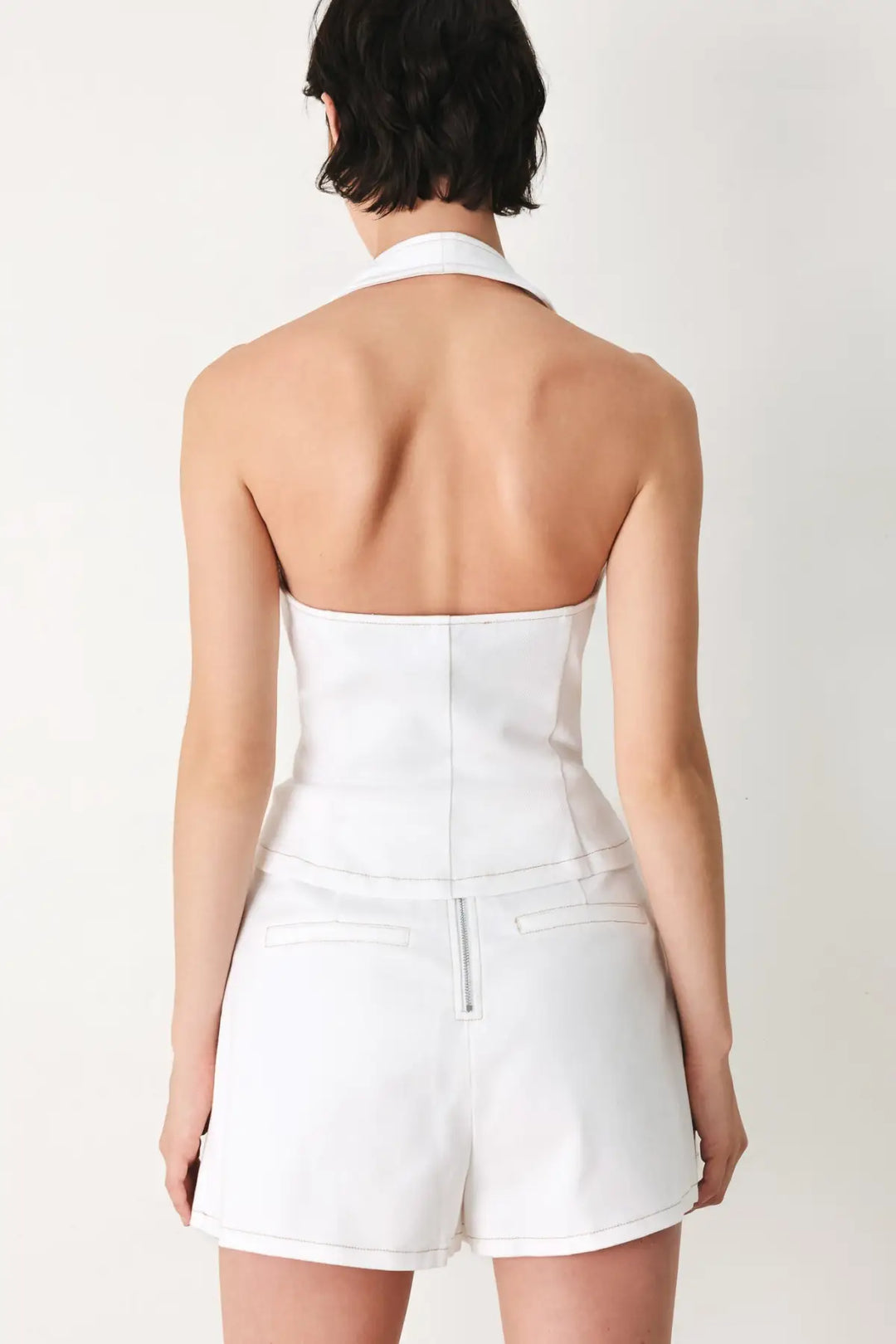 CHAMPAGNE CLUB WOVEN VEST - TOPS