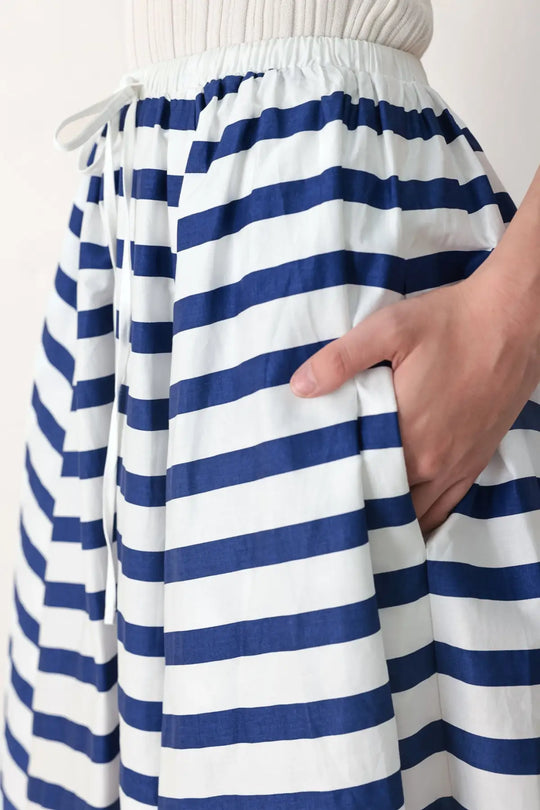 NAUTICAL NIGHTS WOVEN FULL SKIRT - SKIRTS