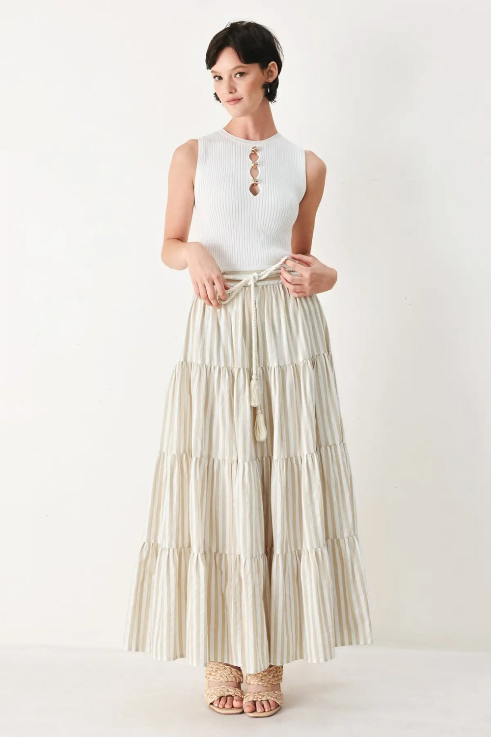 HAMPTONS WEEKEND WOVEN MAXI SKIRT - SKIRTS