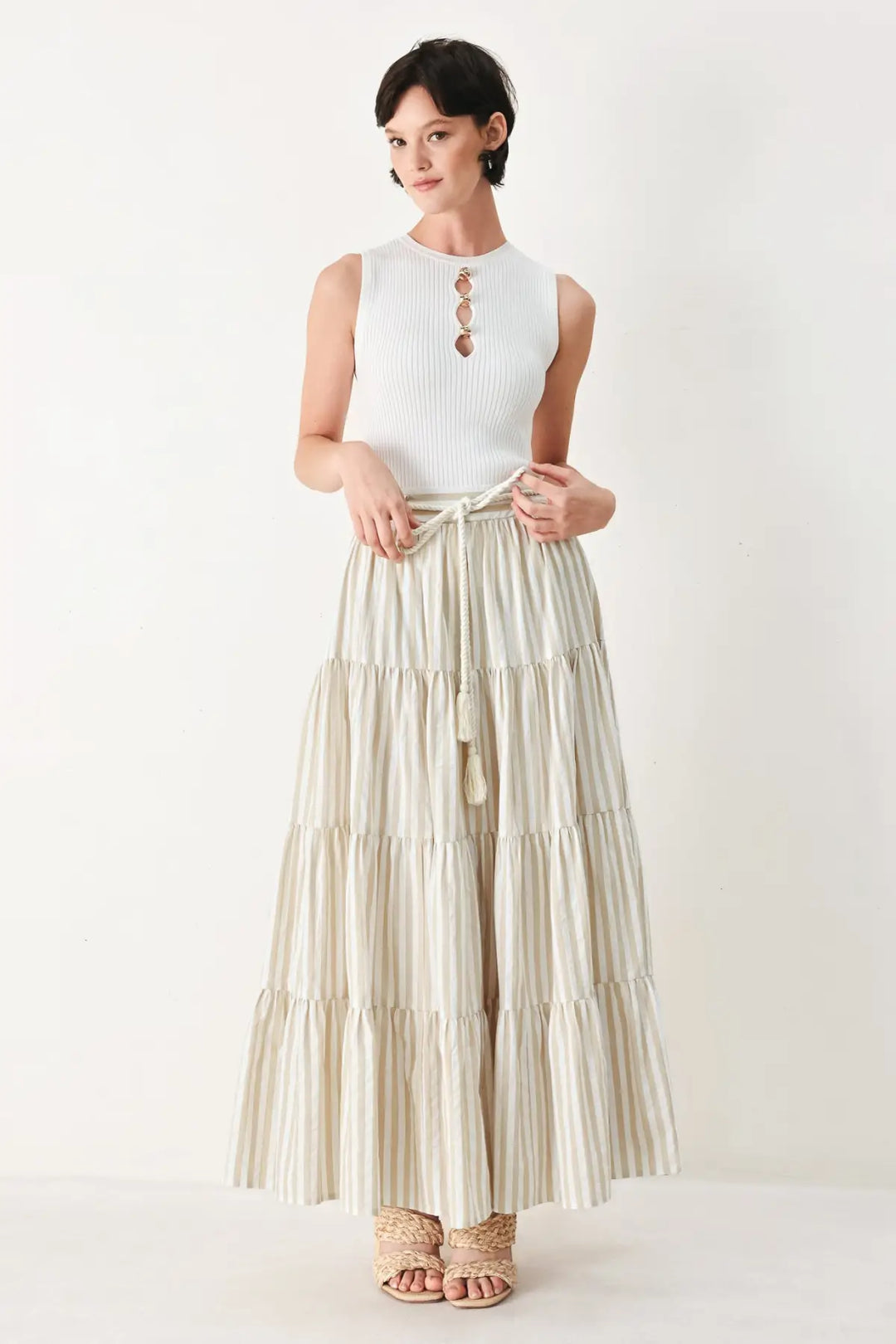 HAMPTONS WEEKEND WOVEN MAXI SKIRT - SKIRTS