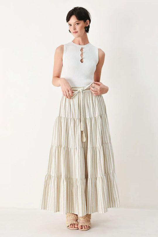 HAMPTONS WEEKEND WOVEN MAXI SKIRT - SKIRTS