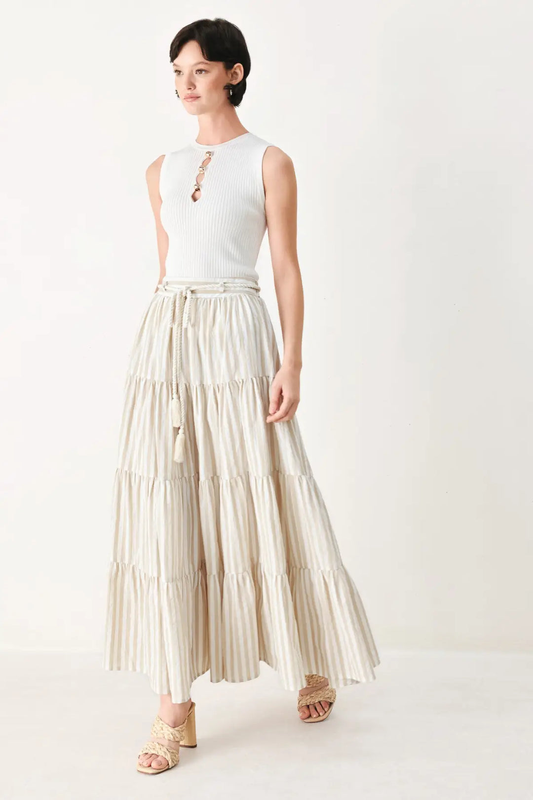 HAMPTONS WEEKEND WOVEN MAXI SKIRT - SKIRTS