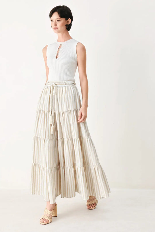 HAMPTONS WEEKEND WOVEN MAXI SKIRT - SKIRTS