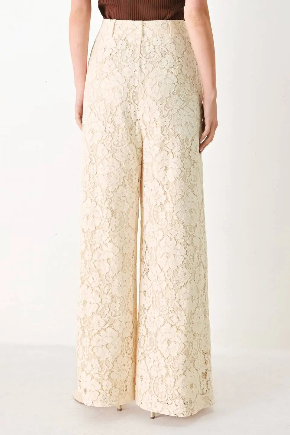 DELICATE BEAUTY WOVEN LACE PANTS