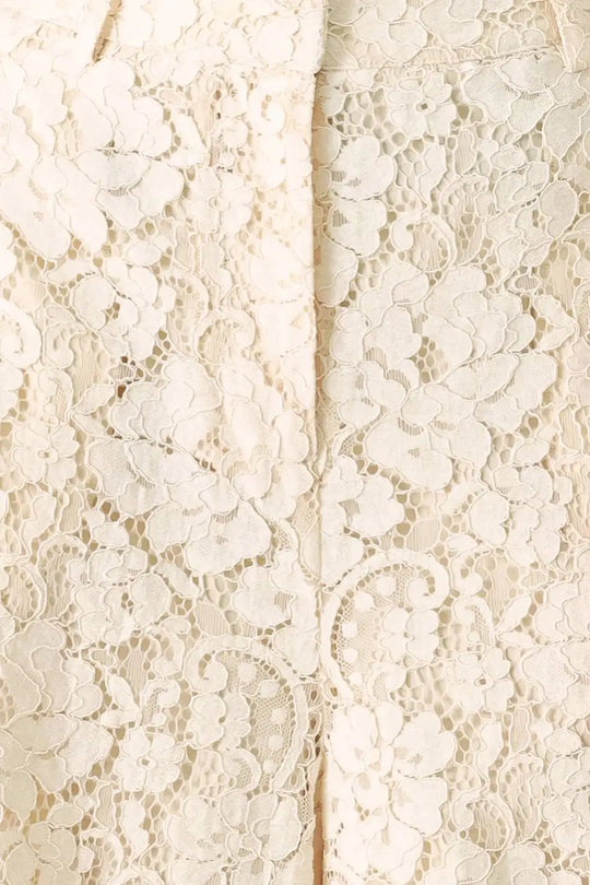 DELICATE BEAUTY WOVEN LACE PANTS