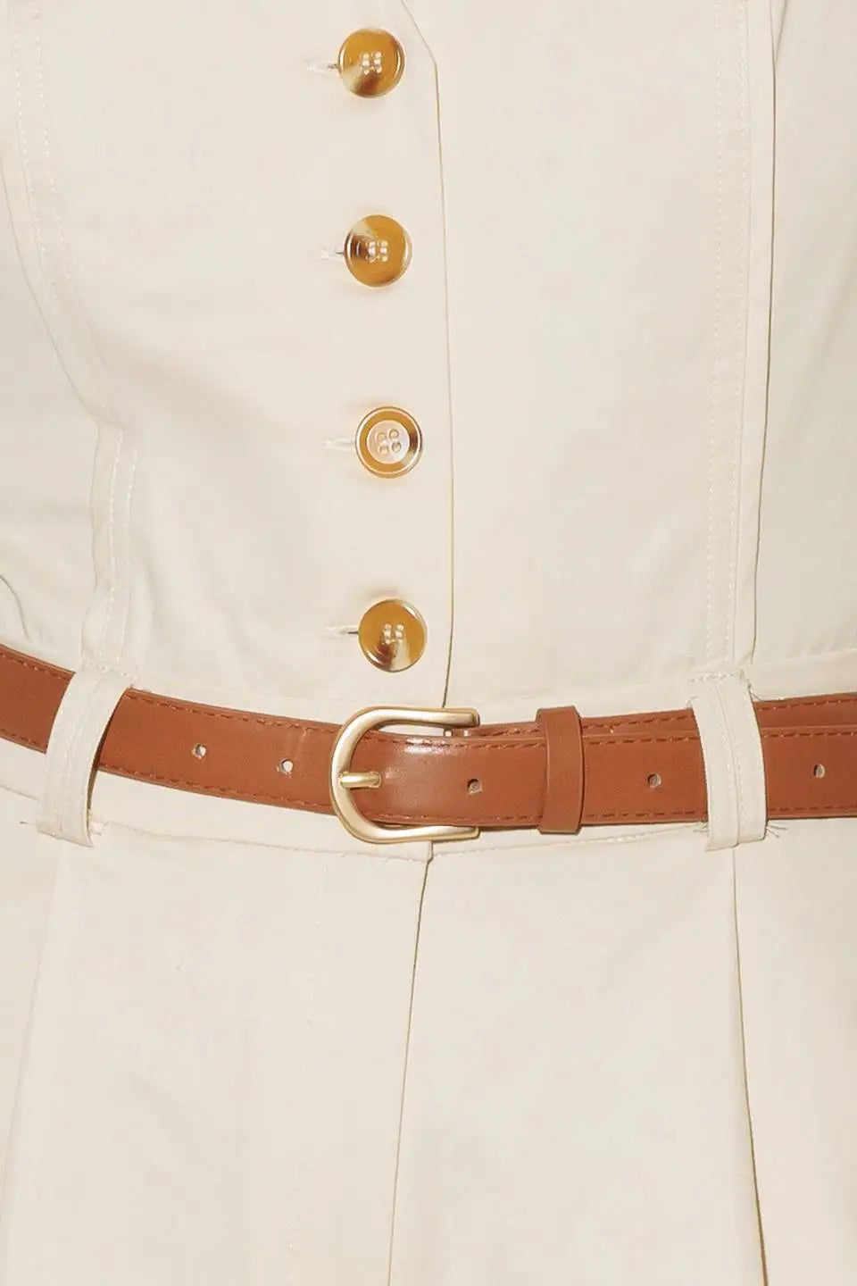 EVERYDAY ESSENTIAL WOVEN JUMPSUIT - JUMPSUIT