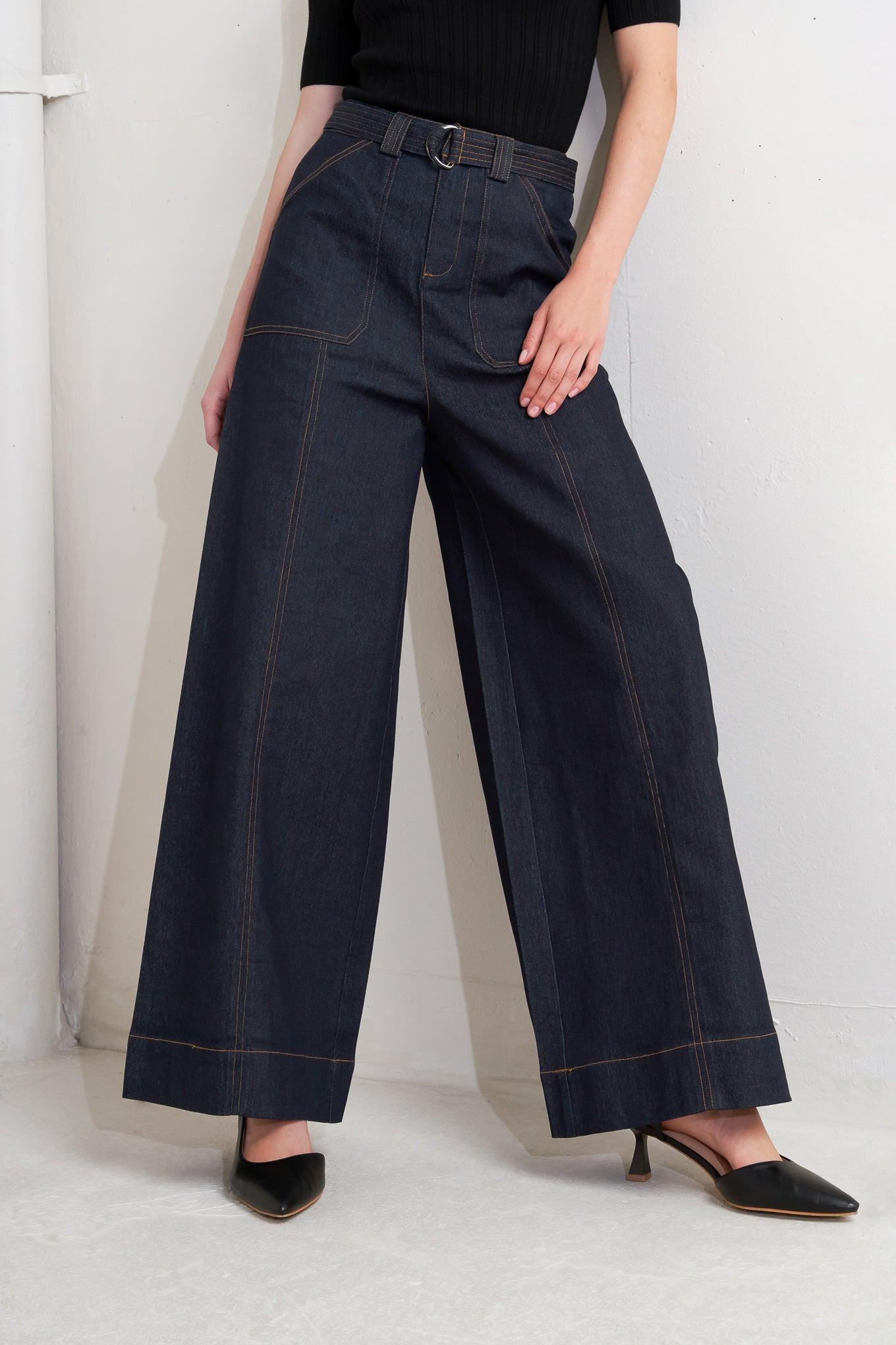 URBAN PANEL DENIM PANTS - MELISSA JEAN