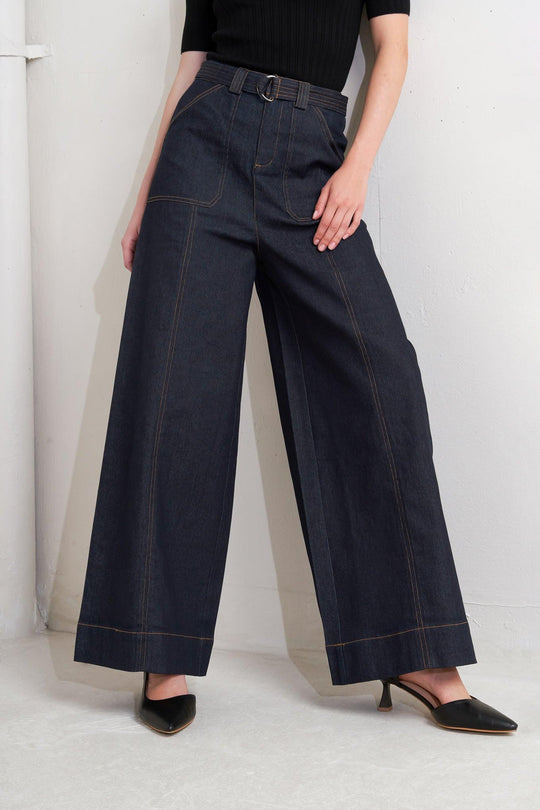 URBAN PANEL DENIM PANTS - MELISSA JEAN