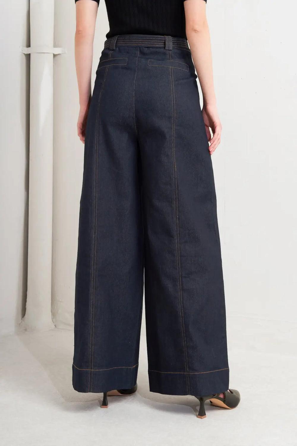 URBAN PANEL DENIM PANTS - PANTS