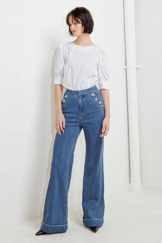 NOSTALGIA FIELD DENIM PANTS - PANTS