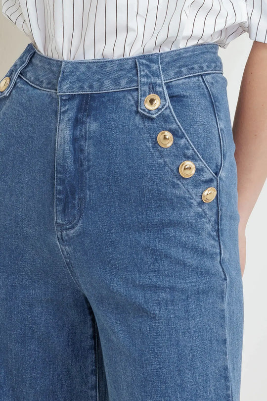 NOSTALGIA FIELD DENIM PANTS - PANTS