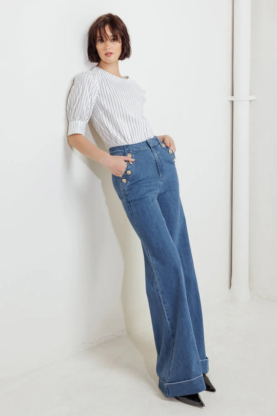 NOSTALGIA FIELD DENIM PANTS - PANTS