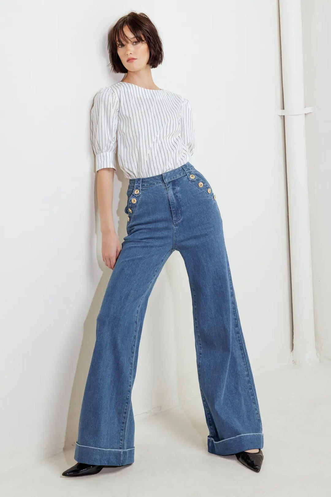 NOSTALGIA FIELD DENIM PANTS - PANTS