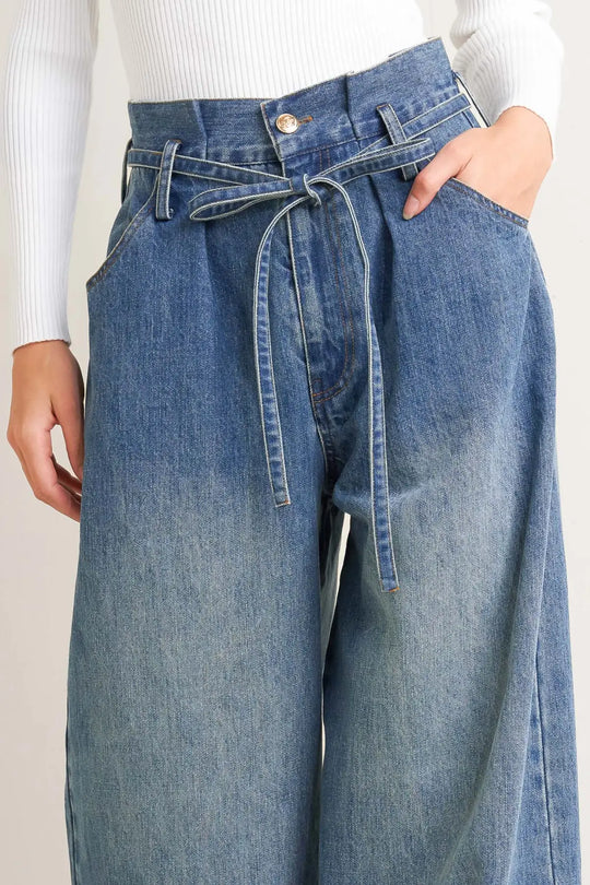 EVERYDAY CINCH DENIM PANTS - PANTS