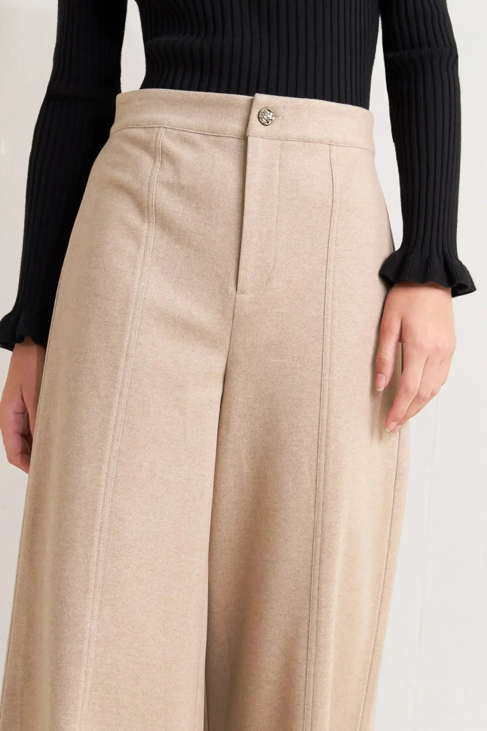 MODERN CORSET MOCHA KNIT PANTS - PANTS