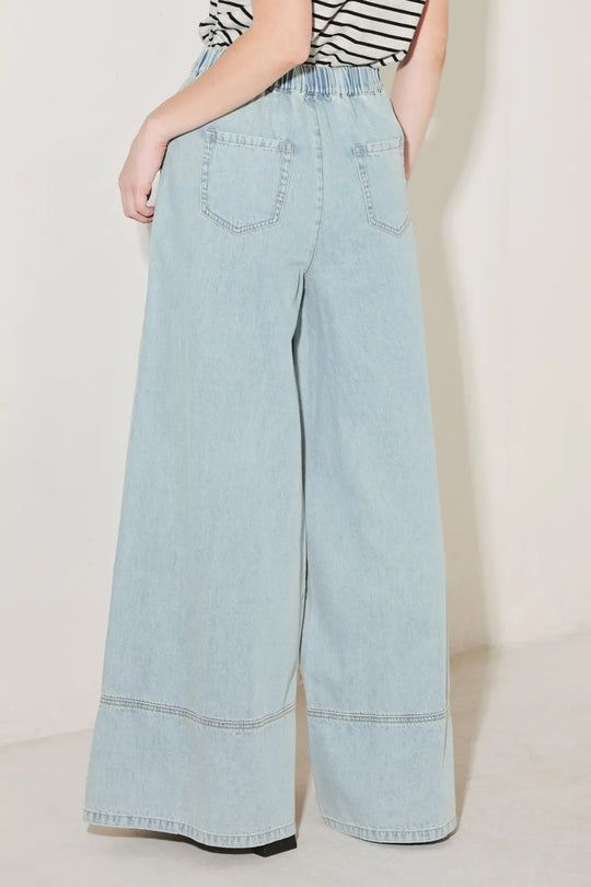 WEEKEND SOUNDTRACK DENIM PANTS - PANTS