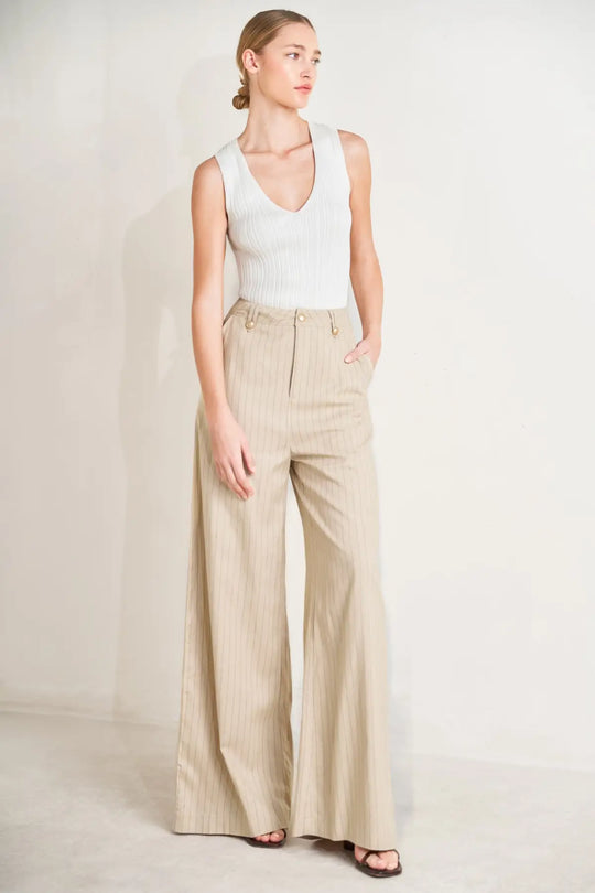 THE BOARDROOM EDIT WOVEN PANTS - PANTS