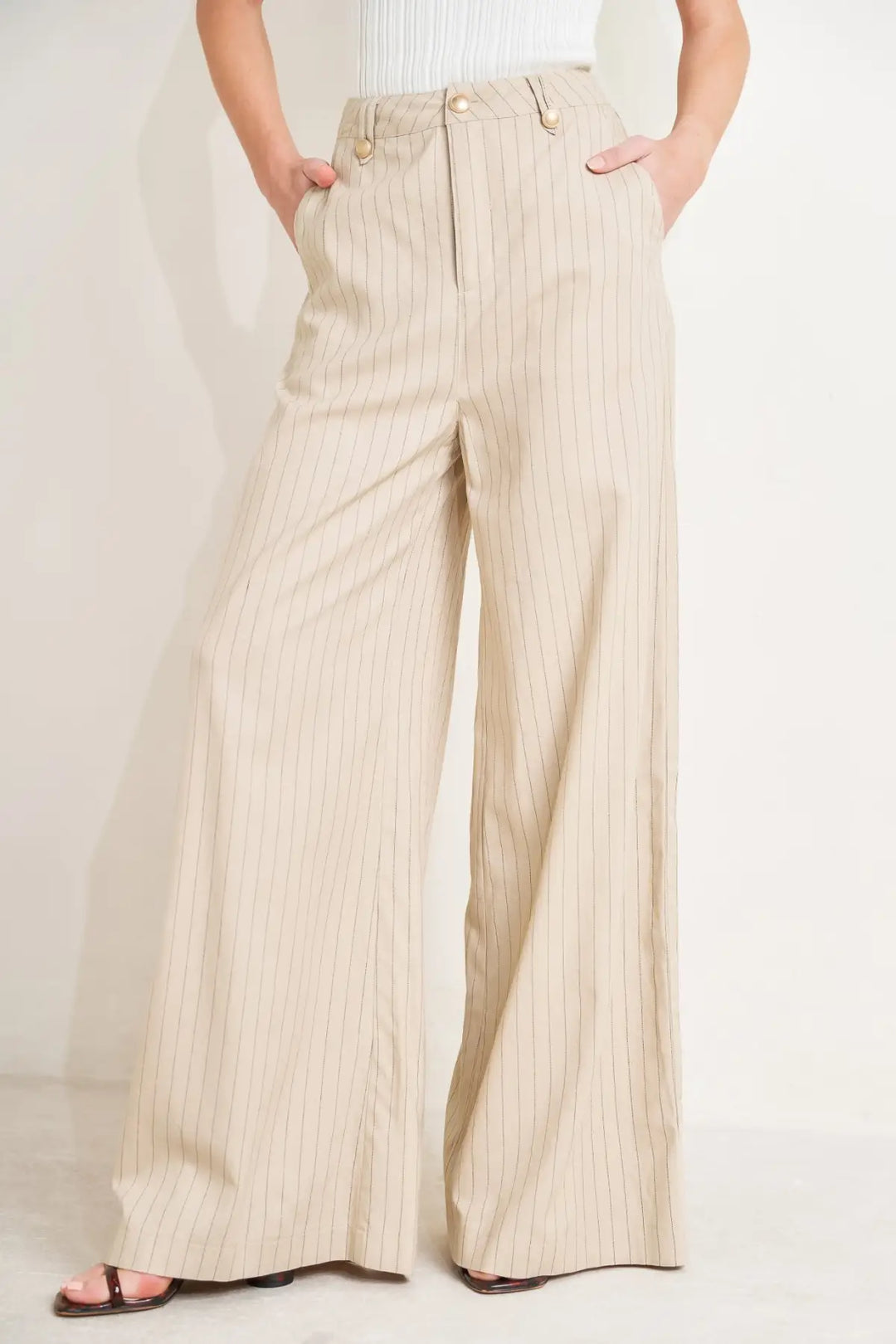 THE BOARDROOM EDIT WOVEN PANTS - PANTS