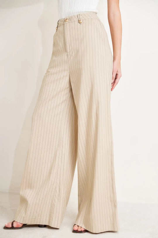 THE BOARDROOM EDIT WOVEN PANTS - PANTS