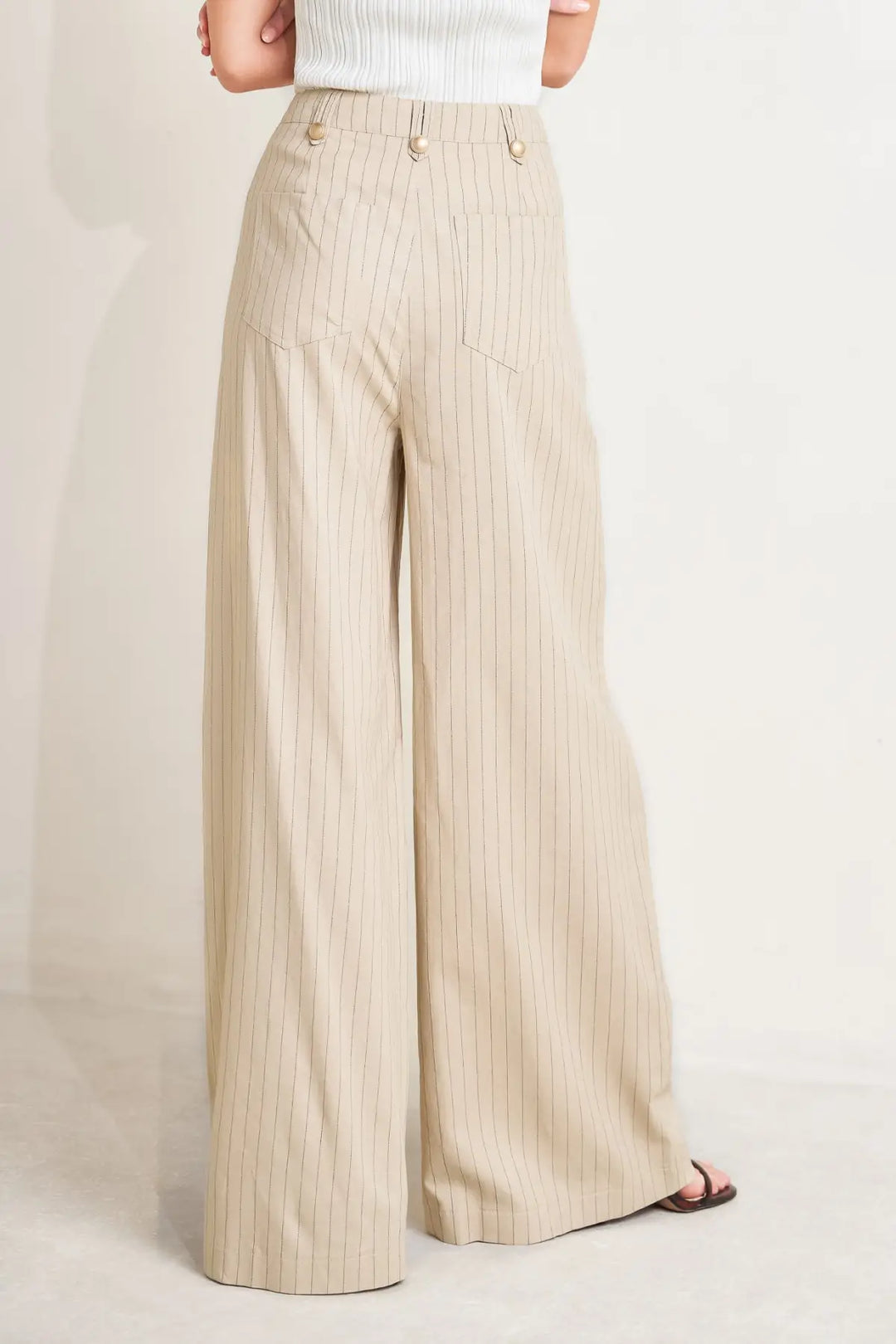 THE BOARDROOM EDIT WOVEN PANTS - PANTS