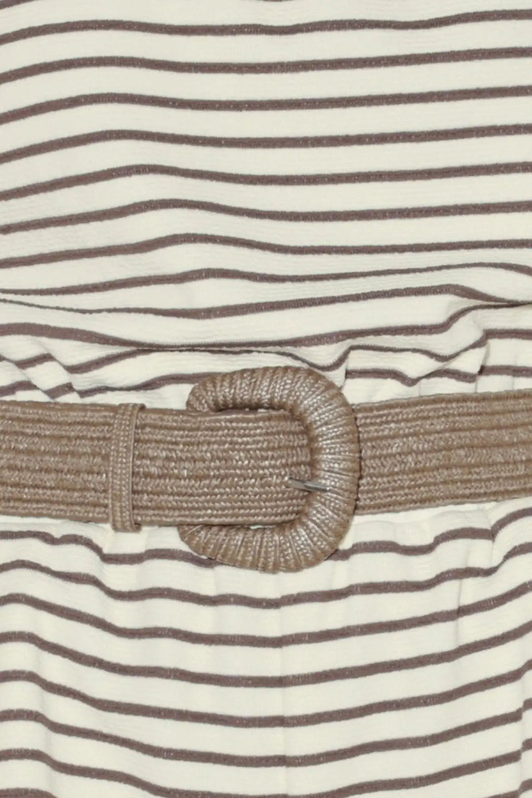 WEEKEND STRIPE KNIT ROMPER - ROMPER