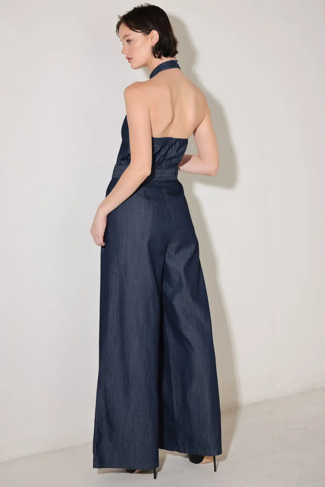 EVENING EDITION WOVEN JUMPSUIT - JUMPSUIT