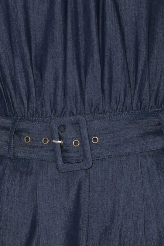 EVENING EDITION WOVEN JUMPSUIT - JUMPSUIT