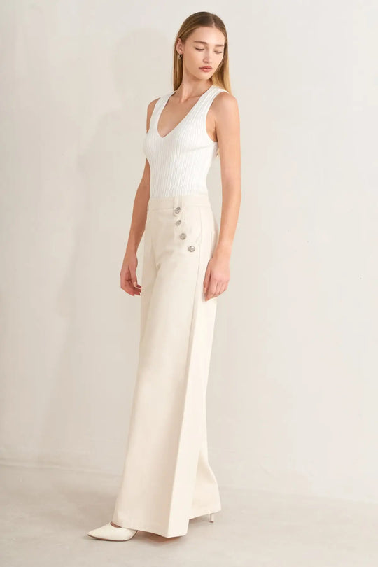 RUNWAY TAILORED WOVEN PANTS - PANTS