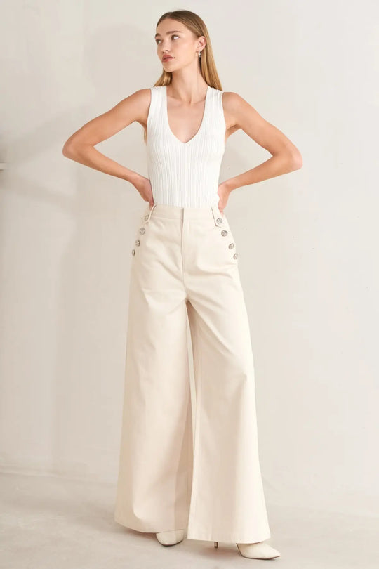 RUNWAY TAILORED WOVEN PANTS - PANTS