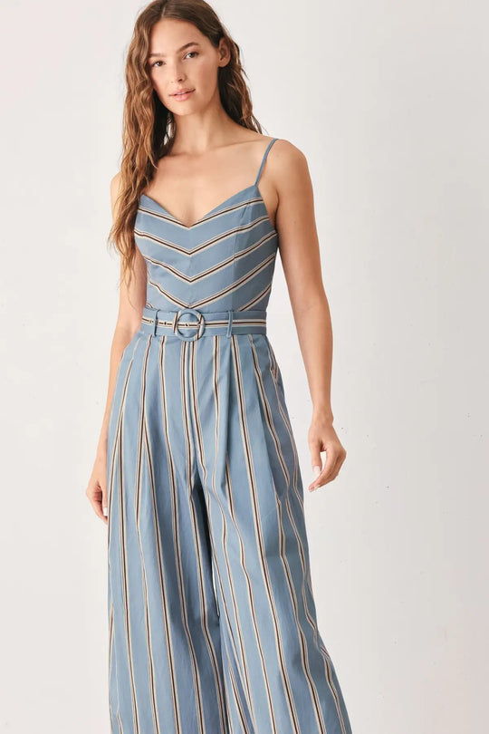 HAMPTON STRIPE WOVEN JUMPSUIT - JUMPSUIT