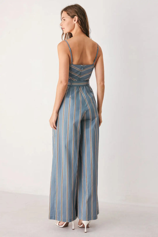 HAMPTON STRIPE WOVEN JUMPSUIT - JUMPSUIT
