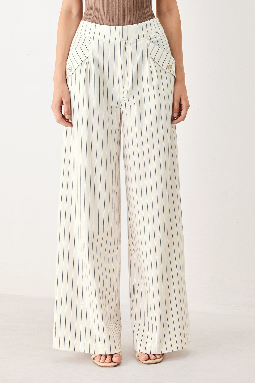 SUTTON STRIPE WOVEN PANTS