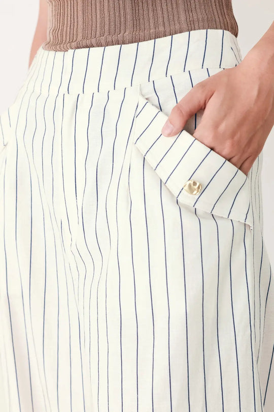 SUTTON STRIPE WOVEN PANTS - PANTS