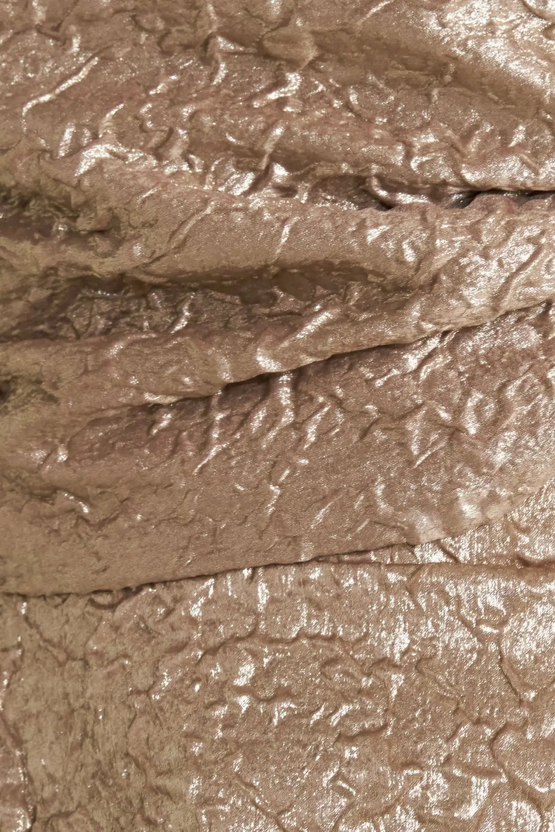 LIQUID GOLD WOVEN TOP - TOPS