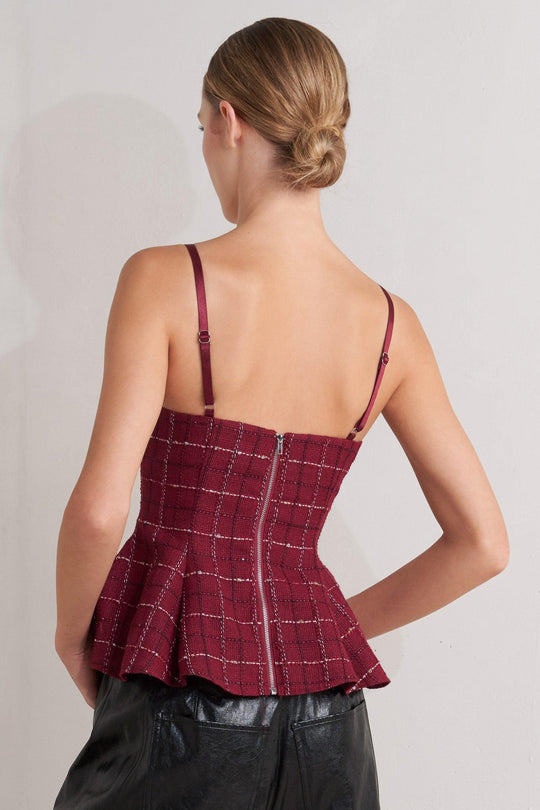 BURNT BOULEVARD TWEED CAMI TOP - MELISSA JEAN