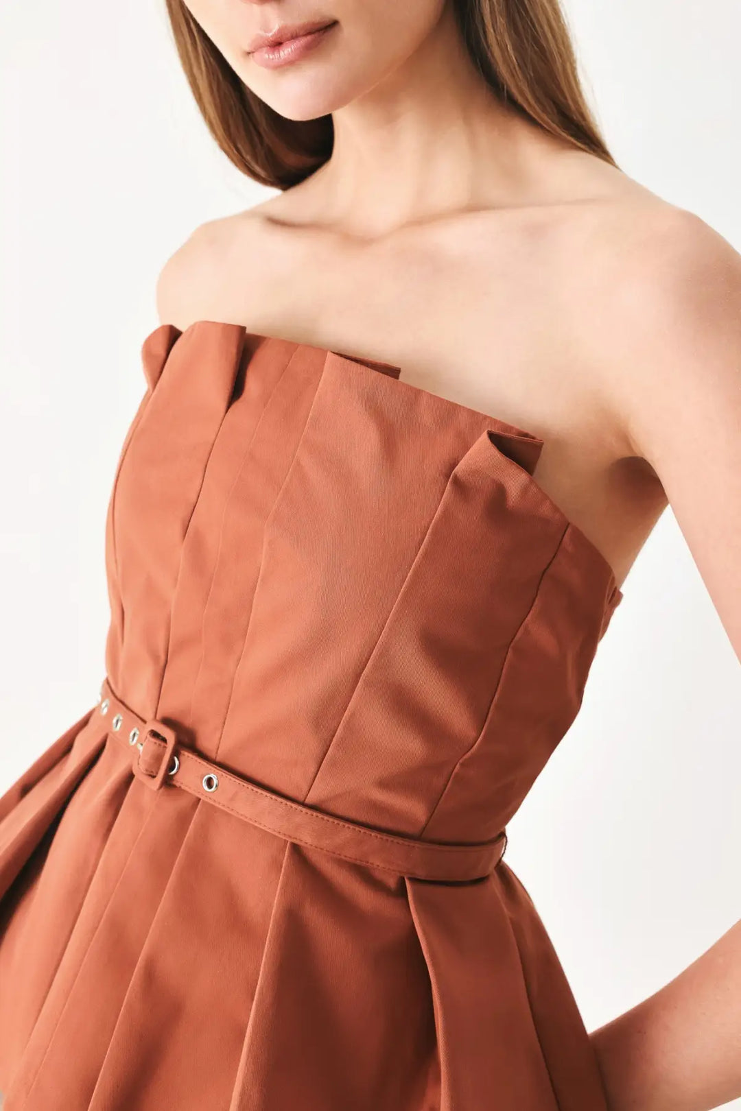 PURE FRAME WOVEN TUBE TOP - TOPS