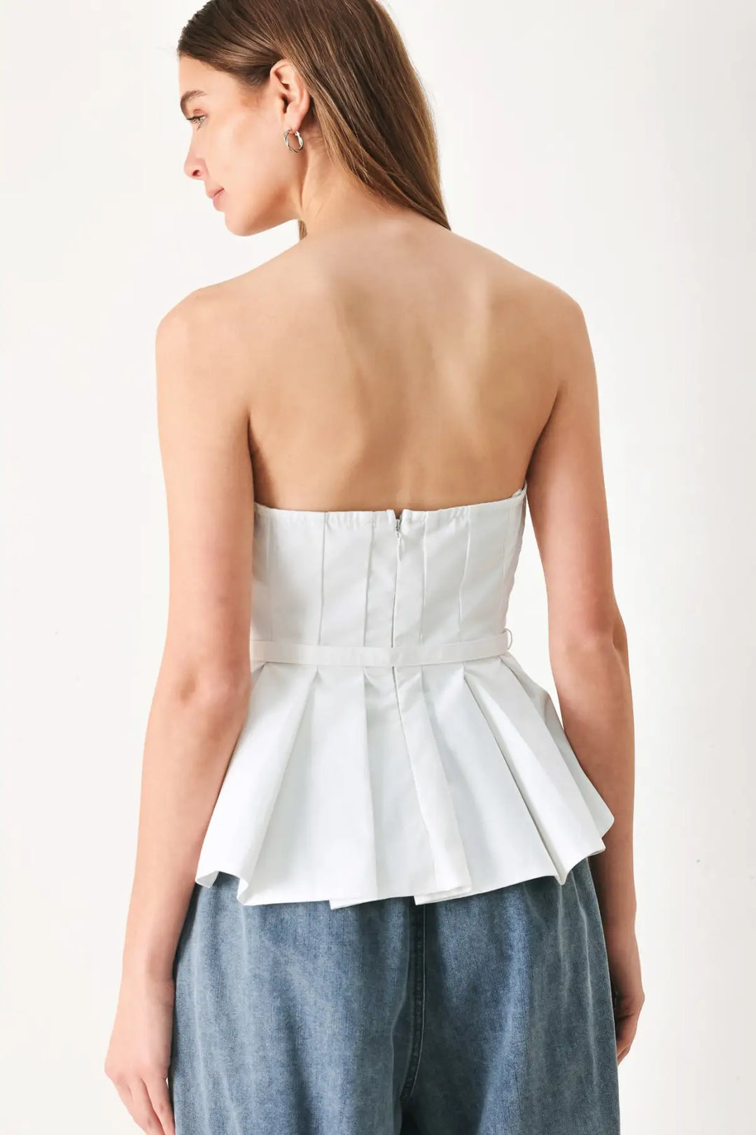 PURE FRAME WOVEN TUBE TOP - TOPS
