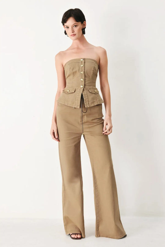 SAHARA SOUL WOVEN TUBE TOP - TOPS