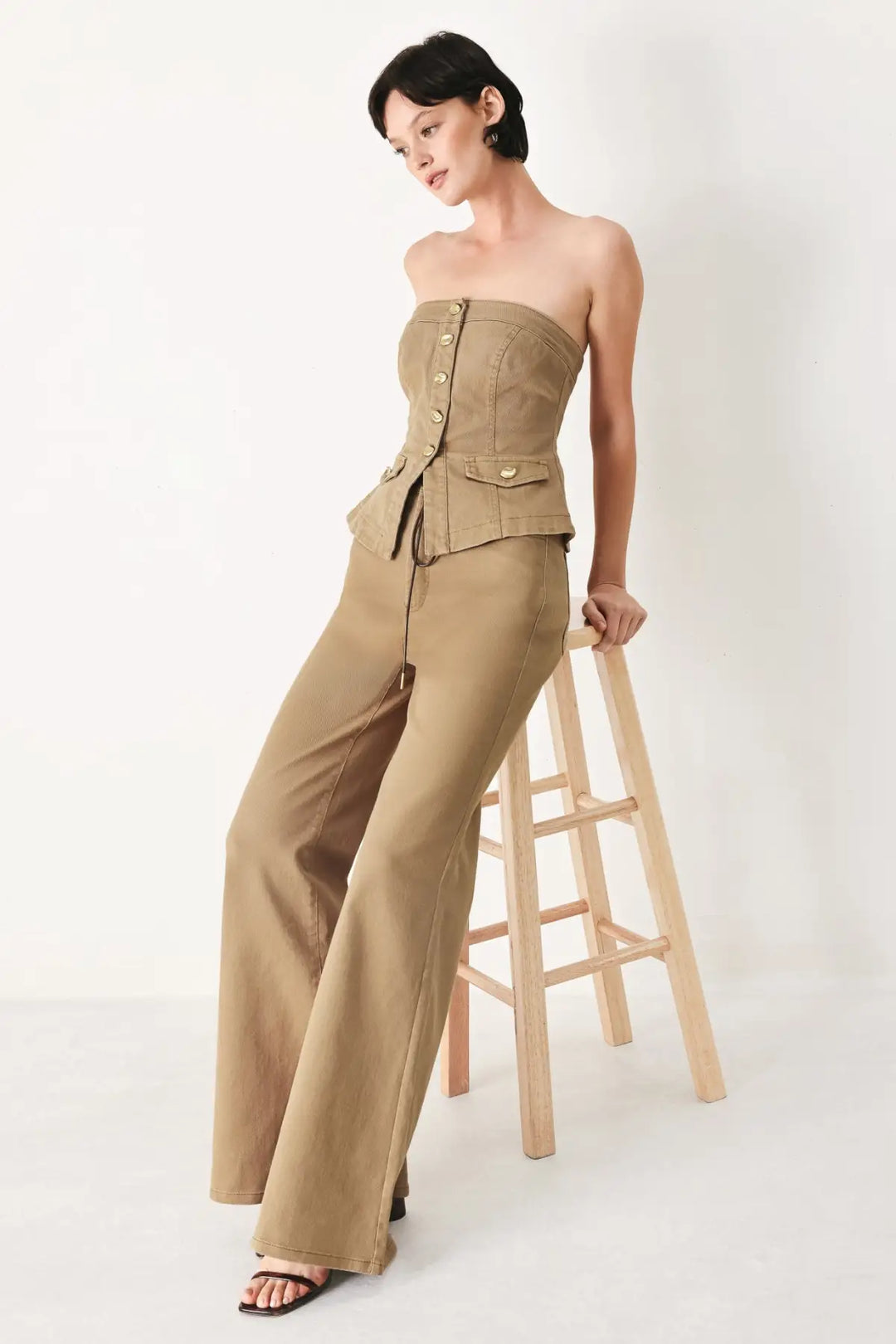 SAHARA SOUL WOVEN TUBE TOP - TOPS