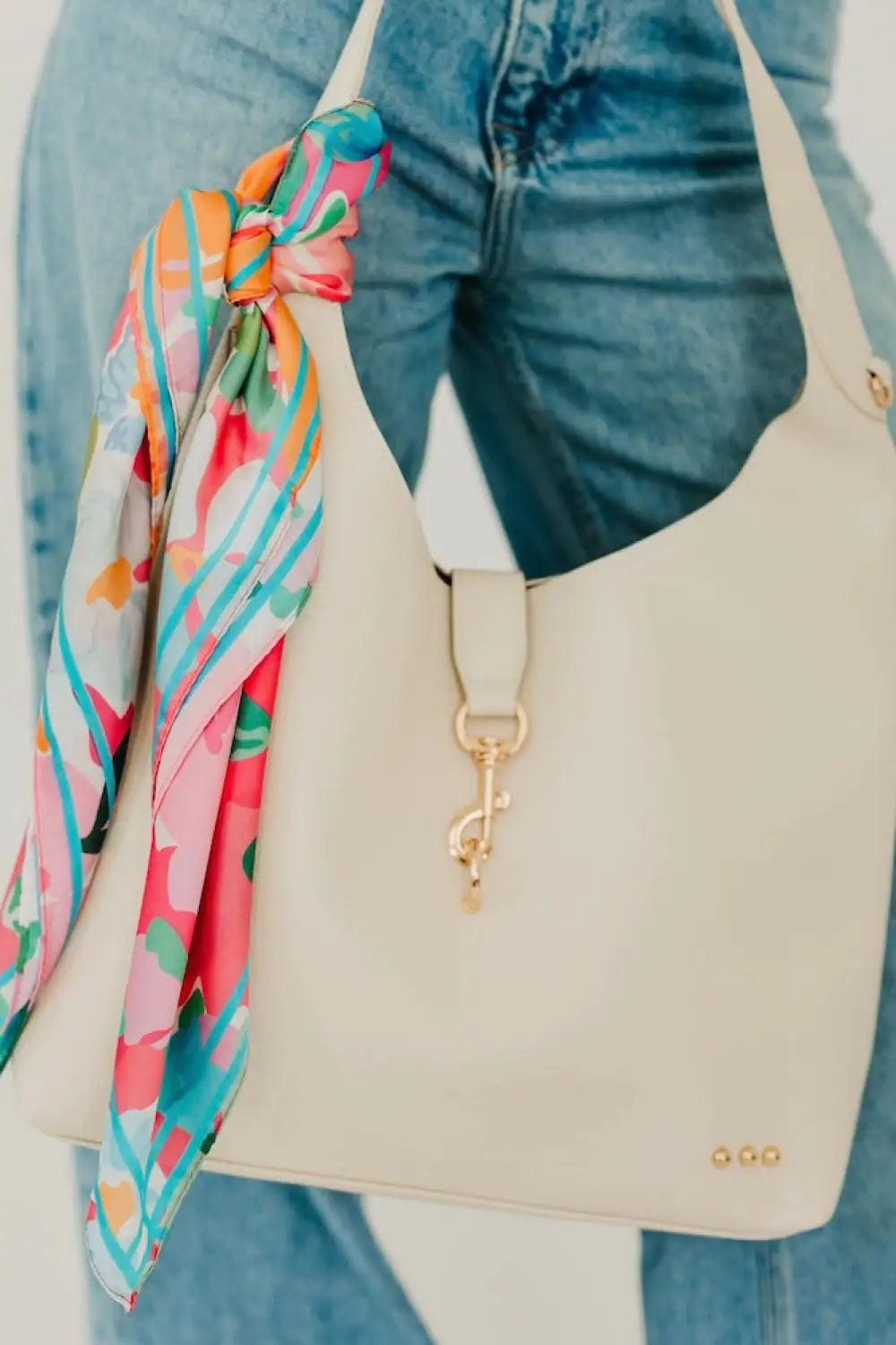Haddie Hobo Vegan Leather Tote - Tote Bag
