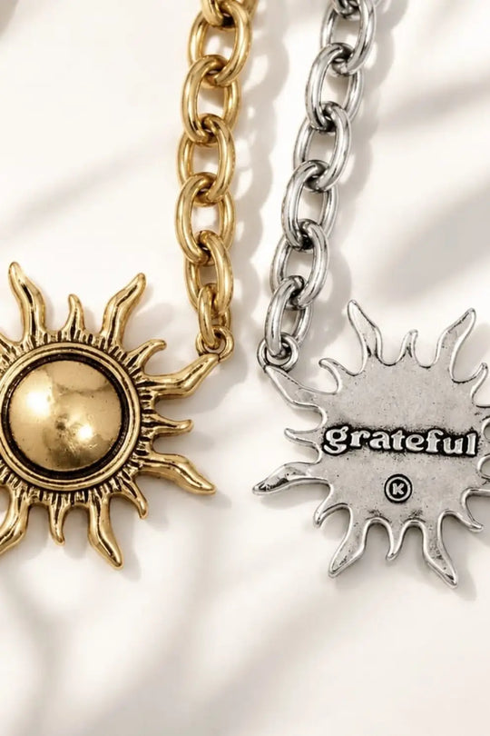 Grateful Sun Choker Necklace