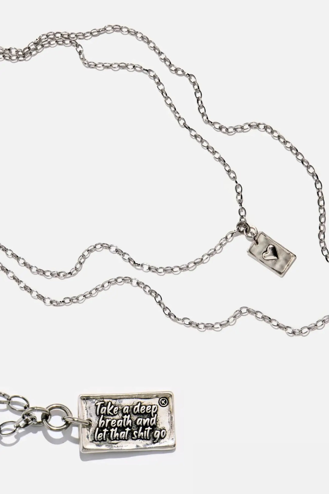 Take a Deep Breath and Let That Shit Go Original Lite Necklace - original lite