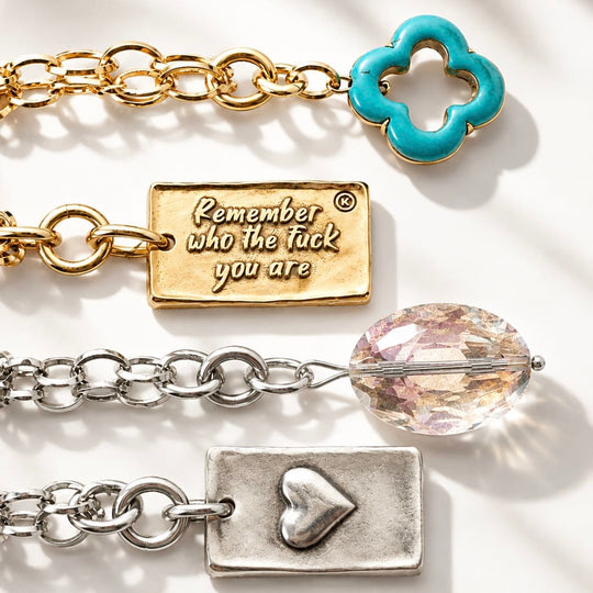 Remember Who the F*ck You Are Original Lite Necklace