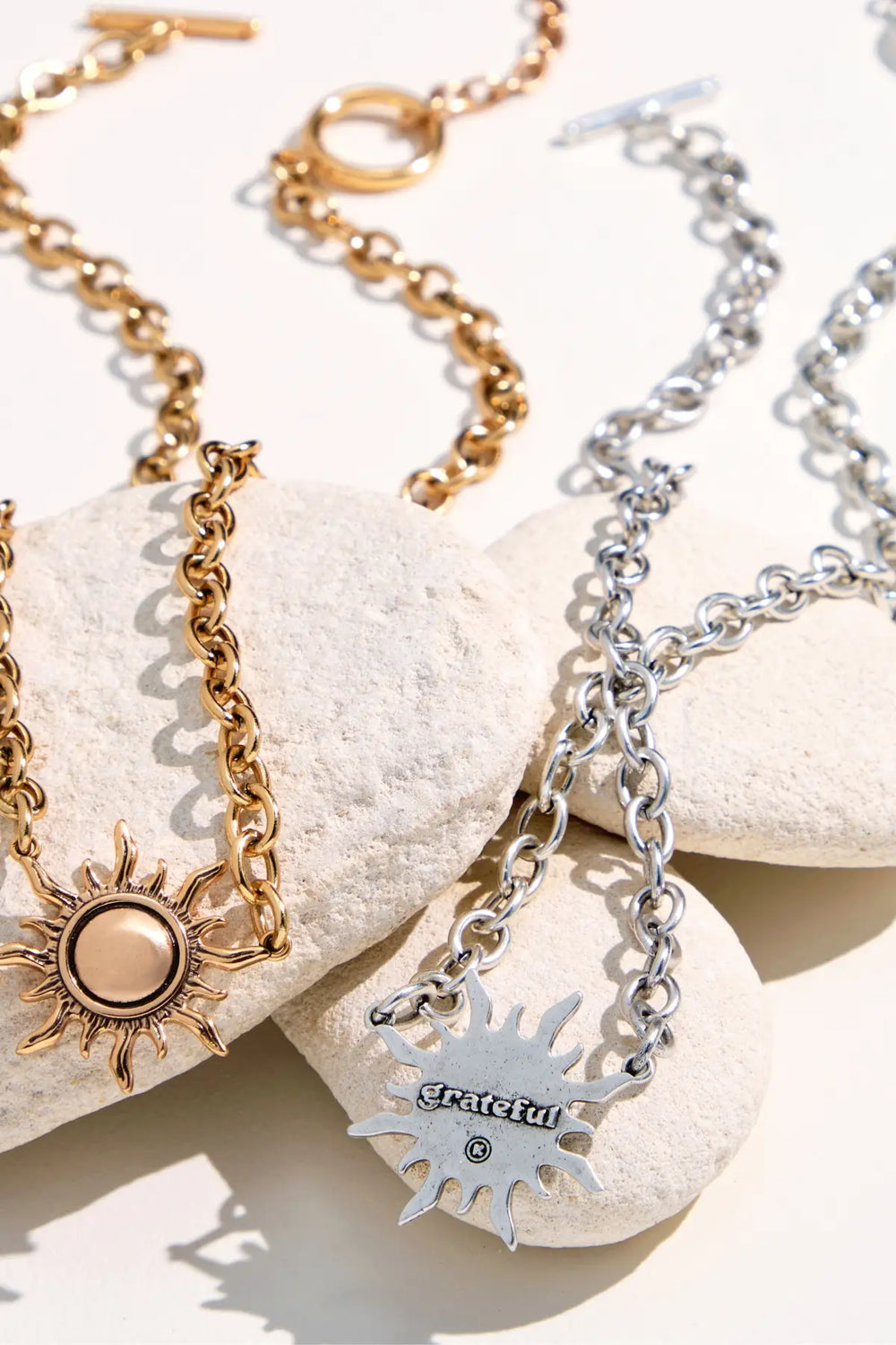 Grateful Sun Choker Necklace - midi choker