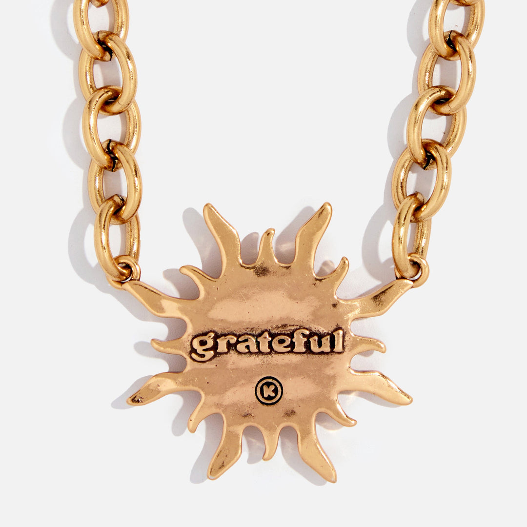 Grateful Sun Choker Necklace - MELISSA JEAN