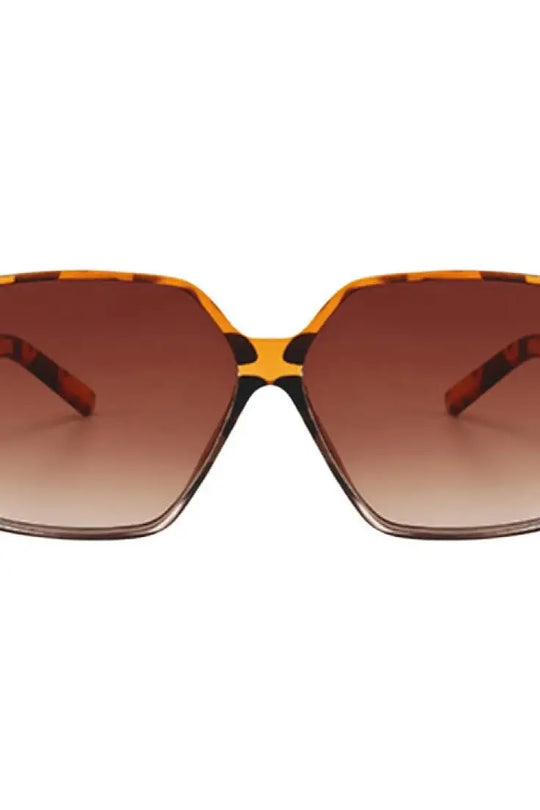 Hanna Hexagon Frame Sunglasses - Sunglasses