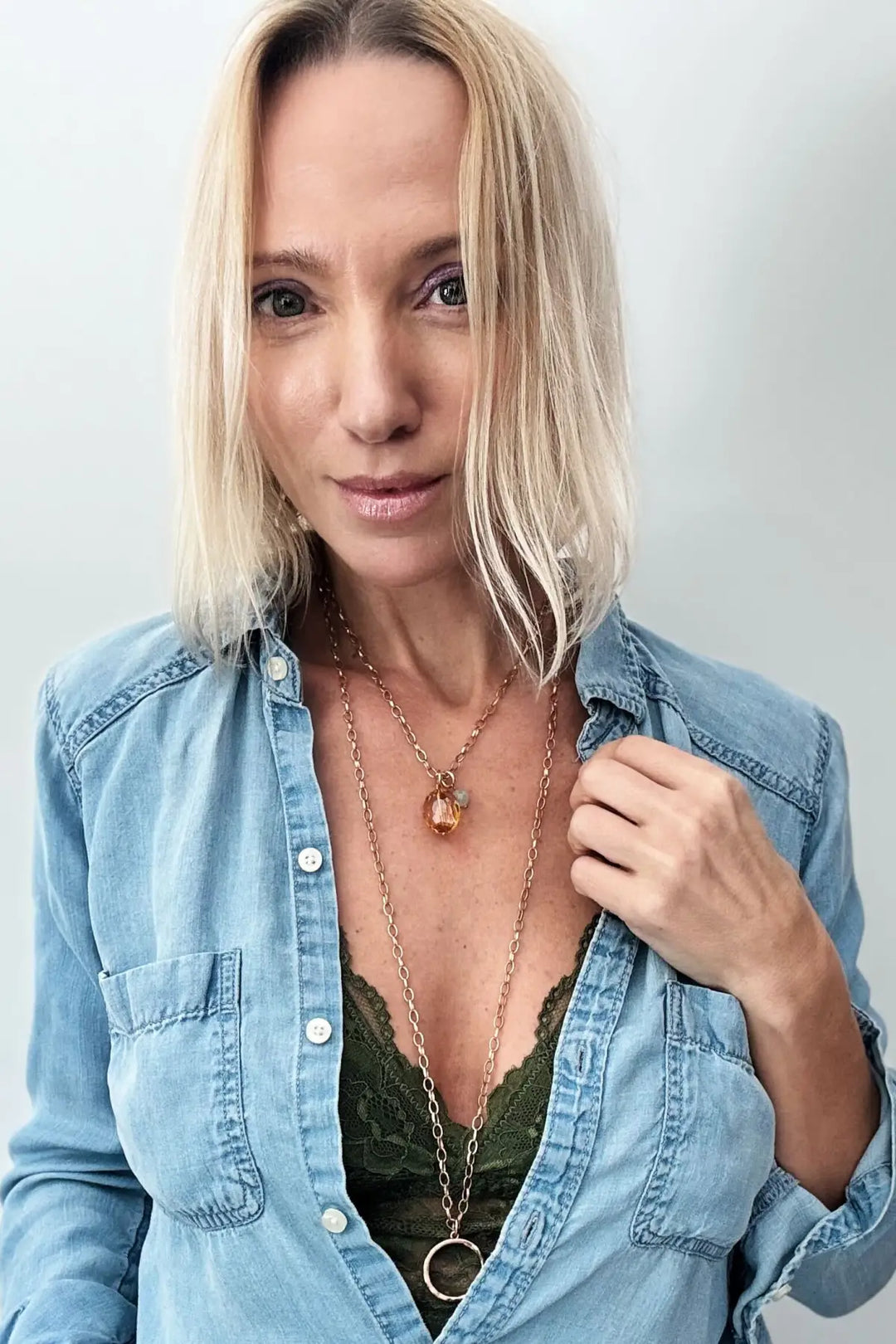 I Welcome Miracles Ring Original Necklace - original