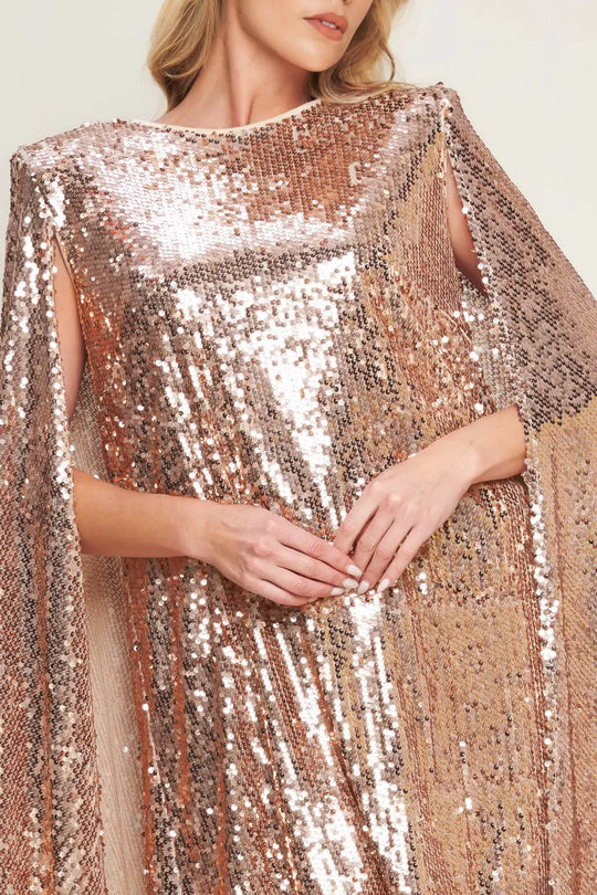 SPECIAL TREATMENT SEQUIN MINI DRESS - DRESSES