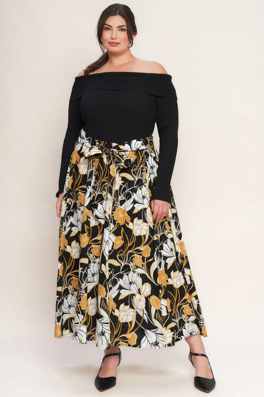 TWIST ON TIMELESS WOVEN MIDI DRESS - DRESSES